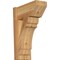 Ekena Millwork Olympic Slat Rough Sawn Outlooker, Western Red Cedar, 8"W x 16"D x 24"H OUT08X16X24OLY06RWR - alternate 1